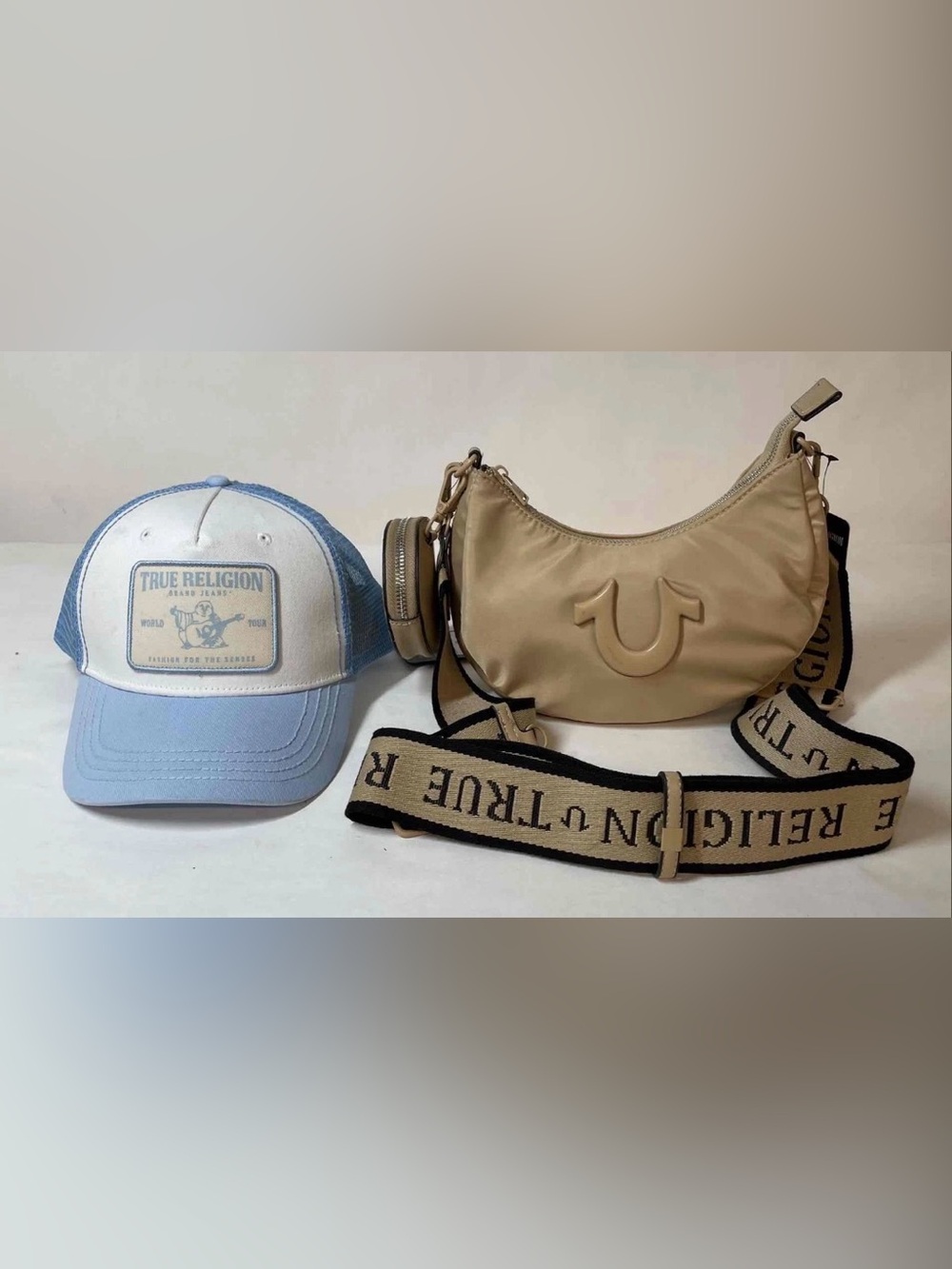 True Religion hat & purse bundle - Picture 1 of 11